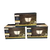 Set of 3 Patriot Lighting Brevard LED Solar Landscape Light Sets (6 Lights Total)
