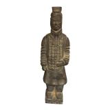 Set of 3 Vintage Terra-Cotta Warrior and Horse Figurines