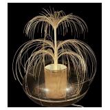 Vintage Fiber Optic Table Lamp with Light Effects