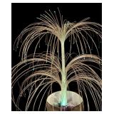 Vintage Fiber Optic Table Lamp with Light Effects