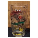 Set of 8 Vintage Pheasant Glasses