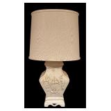 Vintage Embossed Ceramic Table Lamp