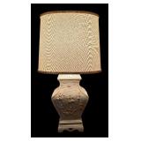 Vintage Embossed Ceramic Table Lamp