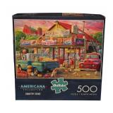 Collection of 5 Assorted 400 and 500 Piece Jigsaw Puzzles by Buffalo, Dowdle, Springbok and More