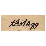 Original Painting on Wood by Karla
