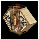 Asian Style Decor with Dragon Motif and Geisha Design
