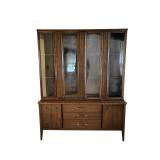DR - Vintage Mid Century Modern Broyhill Premier China Cabinet Hutch