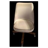 Vintage Drop-Leaf Kitchen Table with 4 Swivel Chairs