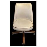 Vintage Drop-Leaf Kitchen Table with 4 Swivel Chairs