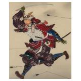 Framed Japanese Warrior Print