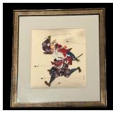Framed Japanese Warrior Print