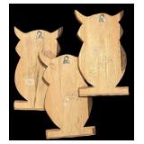 Vintage Wooden Owl Wall Decor