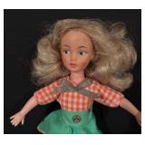 Pair of Vintage Calico Lassie Doll Kelloggs 1960