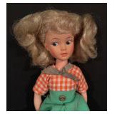 Pair of Vintage Calico Lassie Doll Kelloggs 1960