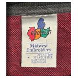 University of Minnesota Golden Gophers Size Large Sweatshirt by Midwest Embroidery