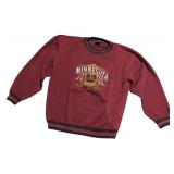 University of Minnesota Golden Gophers Size Large Sweatshirt by Midwest Embroidery
