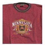 University of Minnesota Golden Gophers Size Large Sweatshirt by Midwest Embroidery