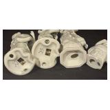 Set of 4 Asian Style Porcelain Figurines by Homco and More