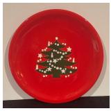 Wachtersbach Germany Christmas Tree Plates and Bowl Set