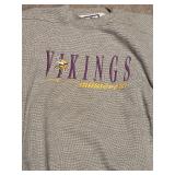 Minnesota Vikings Football Sweatshirt Size Large by Logo Athletic