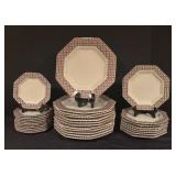 Vintage Independence Ironstone by Interpace Octagonal Dinnerware
