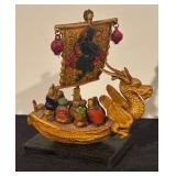 Asian Style Decorative Collection: Screen, Figurines, Bonsai, Cork Art, Vase and More!