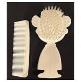 Vintage Avon Peanuts Collectibles - Charlie Brown Comb & Brush, Snoopy Bubble Tub Bubble Bath and Doghouse Shampoo