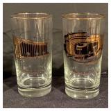 Set of Vintage Minneapolis Historic Building Highball Glasses