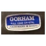 Gorham Crystal Platter and Vintage Serving Bowl