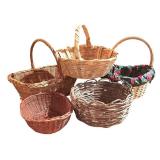 Set of Assorted Woven Baskets
