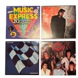 Collection of 12 Classic Rock and Pop Vinyl Record Albums including Pink Floyd,Knight Ranger, Meatloaf, Mr. Mister, Deep Purple and More!