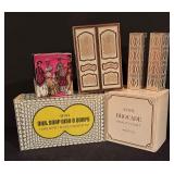 Vintage Avon Brocade Bath Oil, Colognes, Soaps, Beauty Dust and More