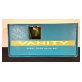 Set of 8 Vintage Vanity Juice Glasses