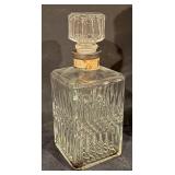 Set of 3 Vintage Crystal and Glass Decanters Assorted Styles