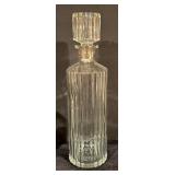 Set of 3 Vintage Crystal and Glass Decanters Assorted Styles
