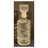 Set of 3 Vintage Crystal and Glass Decanters Assorted Styles