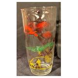 Set of Vintage Pheasant Highball Glasses