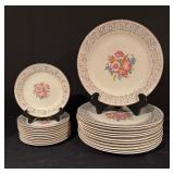 Vintage Nautilus Vintage China Dinnerware with Floral Design