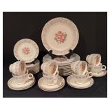Vintage Nautilus Vintage China Dinnerware with Floral Design