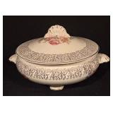 Vintage Nautilus China Serving Set with Platters, Casserole Dish, Creamer Pitcher and Sugar Dish