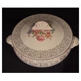 Vintage Nautilus China Serving Set with Platters, Casserole Dish, Creamer Pitcher and Sugar Dish