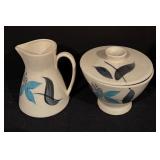 Vintage Stetson China Dinnerware Set with Blue Floral Design
