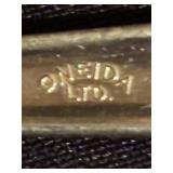 Oneida Vintage Silver Plate Flatware in Wooden Case