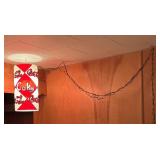 Vintage Coca-Cola Hanging Chain Lamp, 15 Inch Fixture