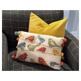 Pair of Stylish Upholstered  Armchairs