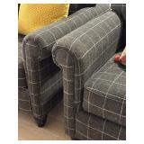 Pair of Stylish Upholstered  Armchairs