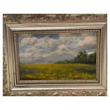 Framed Original Landscape Painting by O