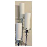 Modern 3-Light Table Lamp with Frosted Glass Shades