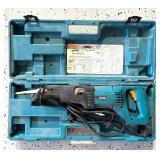 Makita Reciprocating Saw with Case and Blades