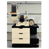 JET Grinder and Buffer on Rolling Workbench with Storage